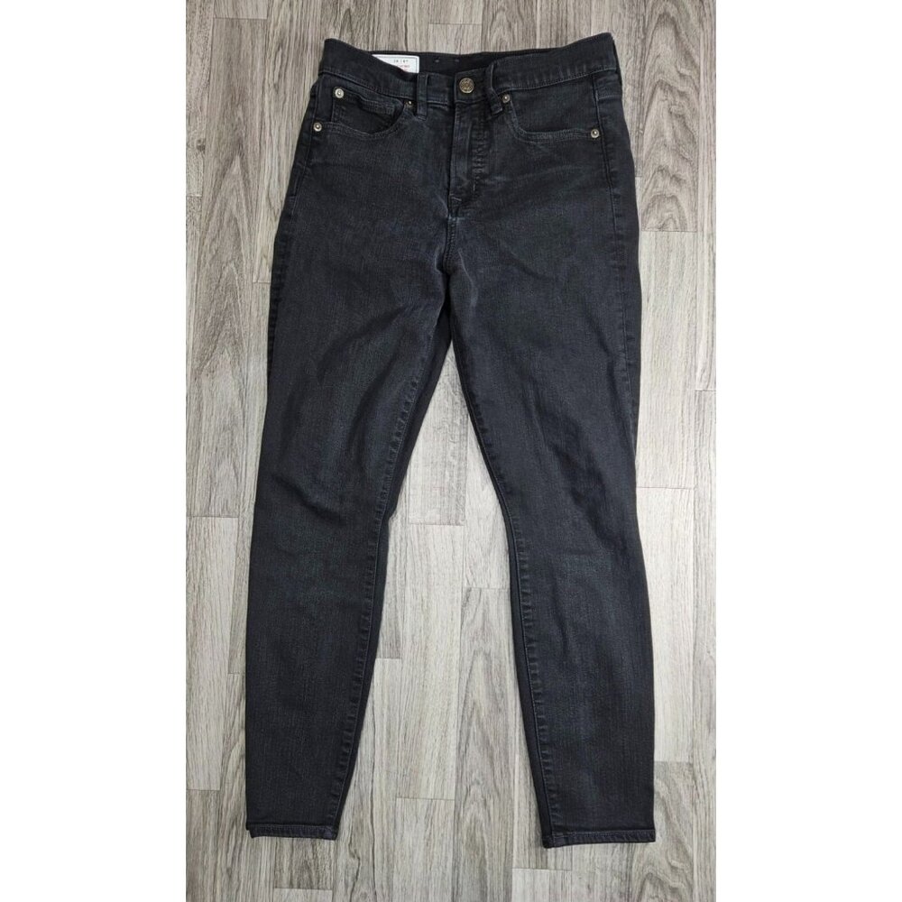 Gap Womens Size 28 / 6 R True Skinny High Rise Black Denim Jeans